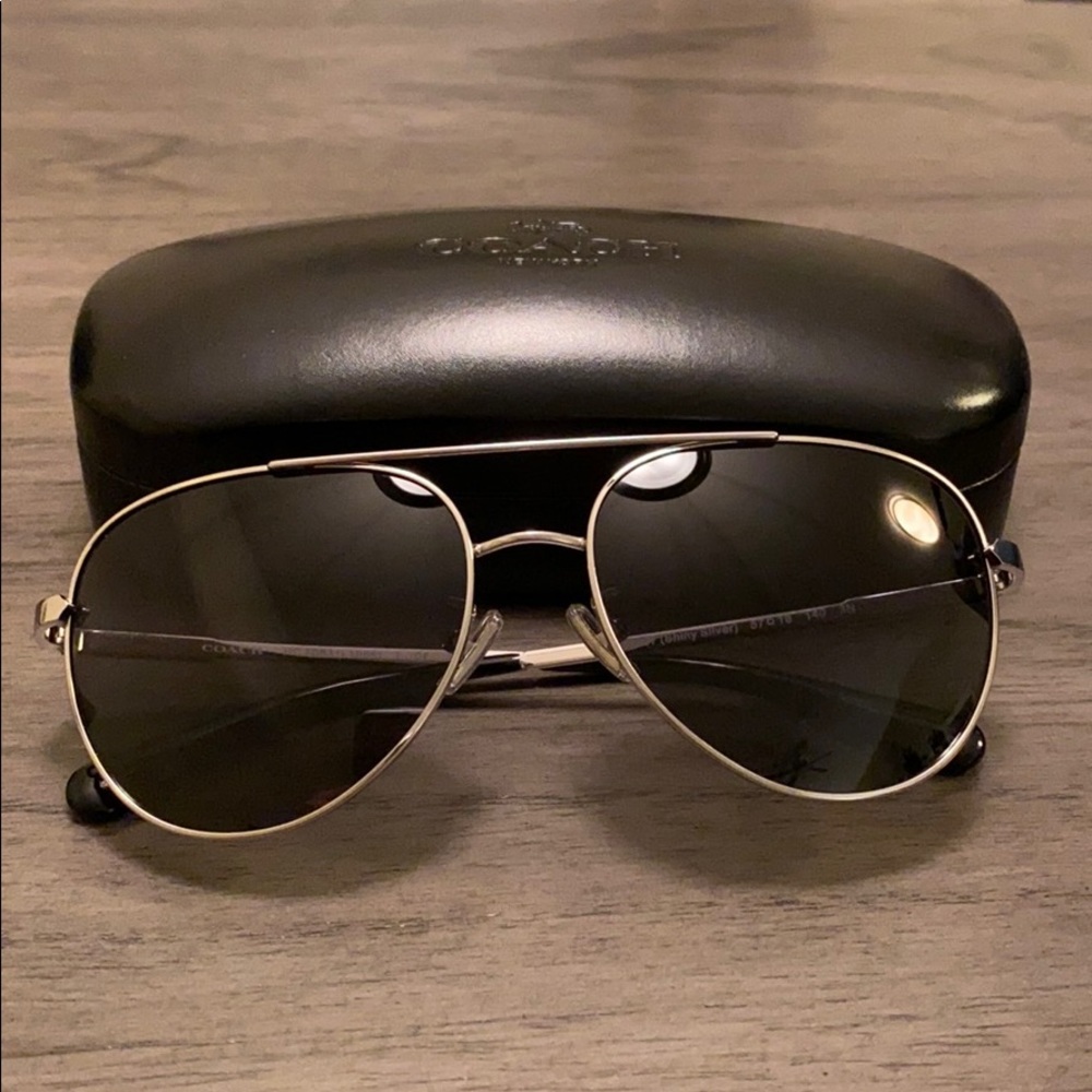Coach aviator sunglasses